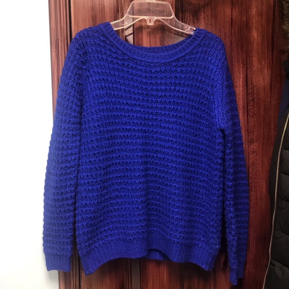 Royal Blue knit sweater